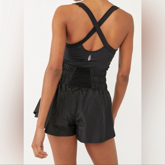 Free People Movement Way Home Skortsie in black - Picture 2 of 5